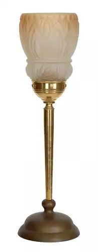 Art Deco Design Tischlampe "GOLDEN CHALICE" Messinglampe Einzelstück