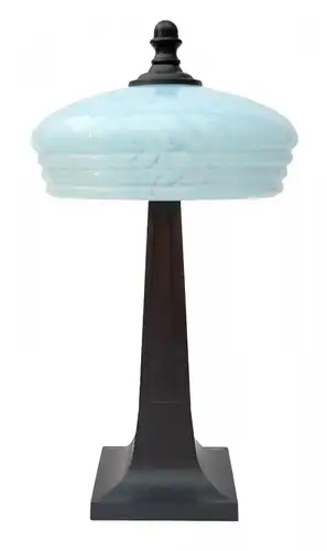 Art Deco Lampe Tischleuchte "CLOUDY SKY" Unikat Tischlampe Leuchte Schreibtisch