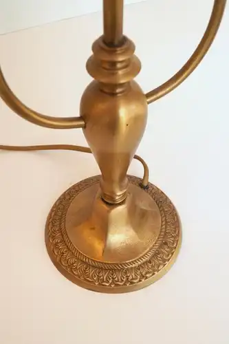 Jugendstil  Lampe Tischleuchte "SWINGING BRASS" Messinglampe Berlin Leuchte