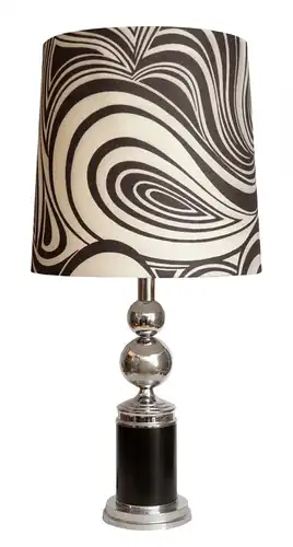 Raab Leuchten Retro Design Lampe "BIG ZEBRA" 1980er Tischleuchte Leuchte