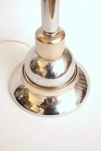 Art Deco Schreibtischleuchte "NOVA RELIANT" Midcentury Unikat Chrom Lampe