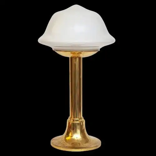 Art Deco Design Messinglampe "BERLIN BRIGHT" Schreibtischleuchte Lampe 80er