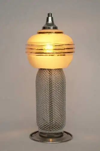 Art Deco Tischlämpchen "COSMO" Tischleuchte Unikat Lampe