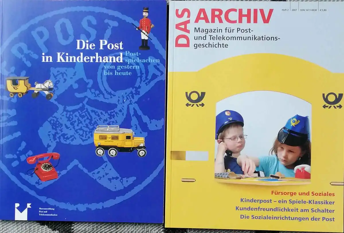 Die Post in Kinderhand. - Postspielsachen von gestern bis heute. 