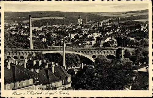 Ak Plauen im Vogtland, schöne Detailansicht