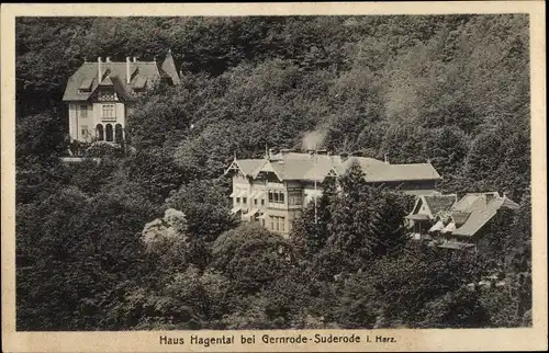 Ak Gernrode Quedlinburg am Harz, schöne Detailansicht