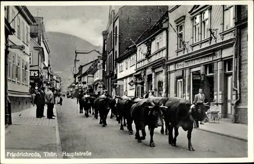 Ak Friedrichroda in Thüringen, schöne Detailansicht