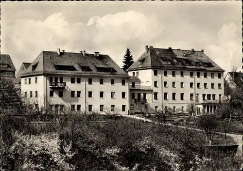 Ak Puschendorf in Bayern, Blick auf das Diakonissen Mutterhaus