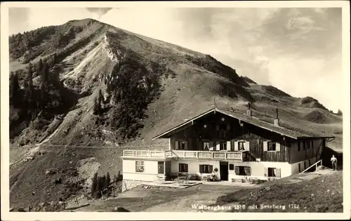 Ak Rottach Egern im Kreis Miesbach Oberbayern, Walberghaus mit Setzberg