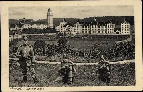 Ak Freising in Oberbayern, schöne Detailansicht