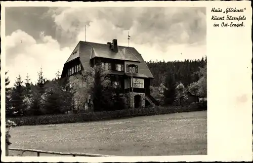 Ak Bärenfels Altenberg im Erzgebirge, Blick auf Haus Glöckner