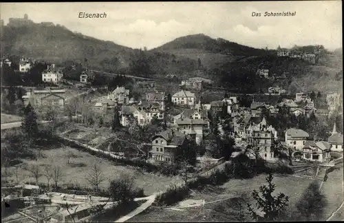 Ak Lutherstadt Eisenach in Thüringen, Ort mit Umgebung, Johannistal