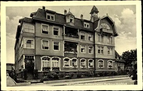 Ak Bad Dürrheim Baden Württemberg, Kurhaus Waldblick