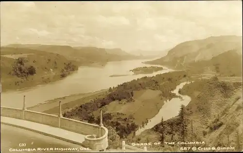 Ak Oregon USA, Columbia River Highway, Gorge of the Columbia