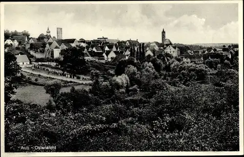 Ak Aub in Unterfranken, Ostansicht