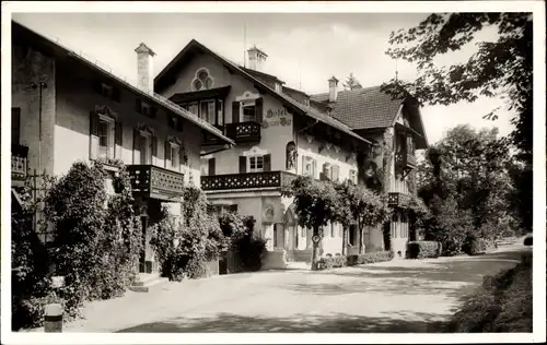 Ak Kochel am See Bayern, Seehotel Grauer Bär