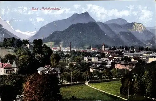 Ak Bad Reichenhall in Oberbayern, Panorama