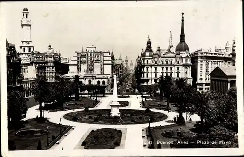 Ak Buenos Aires Argentinien, Plaza de Mayo