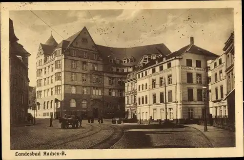 Ak Burtscheid Aachen Nordrhein Westfalen, Landesbad Aachen Burtscheid, Teilansicht