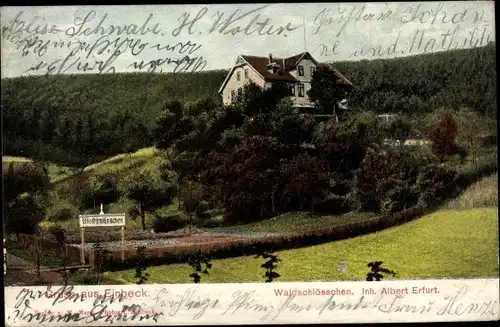 Ak Einbeck in Niedersachsen, Gasthaus Waldschlösschen, Albert Erfurt