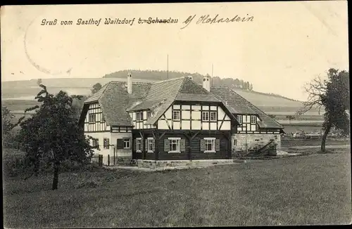 Ak Waitzdorf Hohnstein Sächsische Schweiz,, Gasthof Waitzdorf