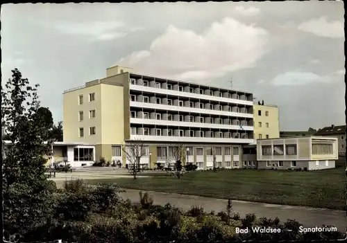 Ak Bad Waldsee in Oberschwaben Baden Württemberg, Sanatorium