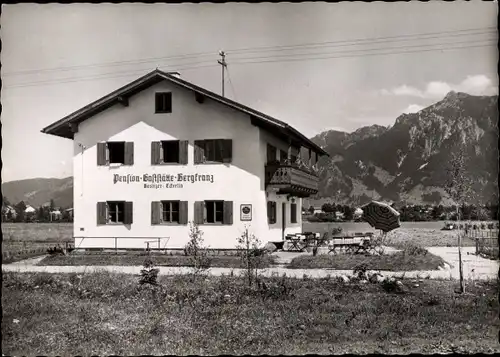 Ak Füssen im Ostallgäu, Gaststätte Pension Bergkranz