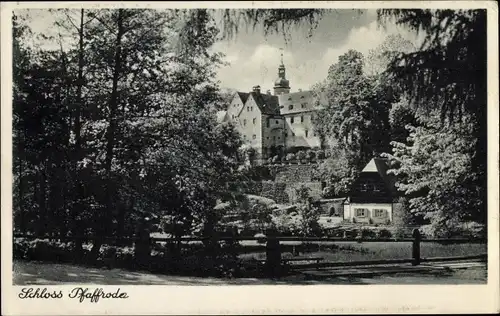 Ak Pfaffroda Olbernhau im Erzgebirge Sachsen, Schloss