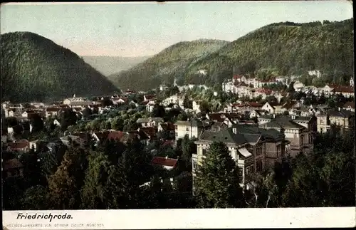 Ak Friedrichroda im Thüringer Wald, Panorama