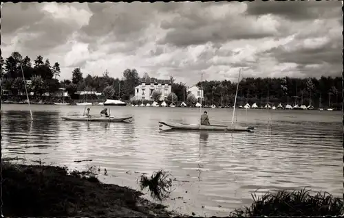 Ak Viry Chatillon Essonne, Les Bords de Seine