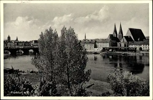 Ak Frankfurt an der Oder, Blick auf den Ort