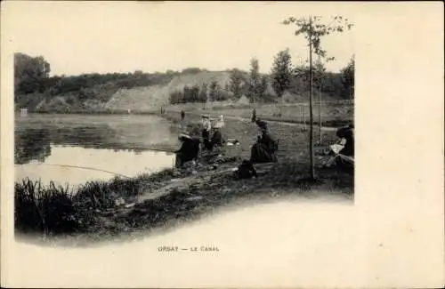 Ak Orsay Essonne, Le Canal