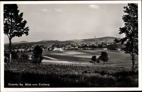 Ak Pulsnitz Sachsen, Totale vom Eierberg aus gesehen