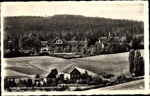 Ak Hohenstein Ernstthal Landkreis Zwickau, Bethlehemstift und Frauengenesungsheim Hüttengrund