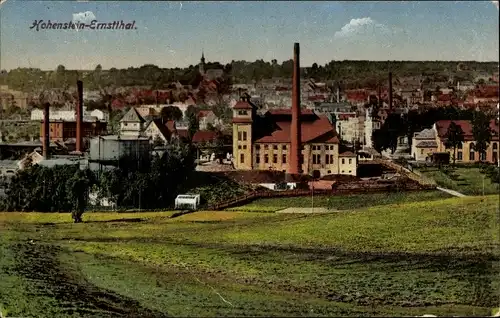 Ak Hohenstein Ernstthal in Sachsen, Panorama
