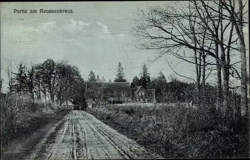 Ak Ober Sensbach Oberzent im Odenwald, Partie am Reußenkreuz