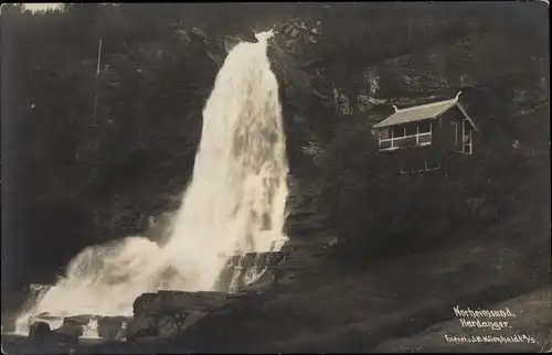 Ak Hardanger Norwegen, Norheimsund, Wasserfall