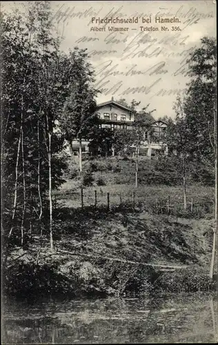 Ak Friedrichswald Hameln an der Weser Niedersachsen, Etablissement Albert Wimmer