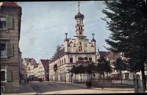 Ak Kempten im Allgäu Schwaben, Rathaus