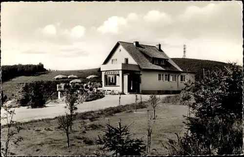 Ak Hahnenklee Bockswiese Goslar im Harz, Restaurant Kreuzeck