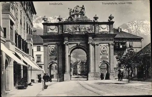 Ak Innsbruck in Tirol, Triumphpforte