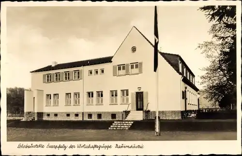 Ak Saarbrücken im Saarland, Lehrbaustelle Saarpfalz der Wirtschaftsgruppe Bauindustrie