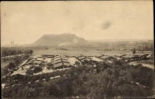 Ak Eglosheim Ludwigsburg in Baden Württemberg, Blick auf Kriegsgefangenenlager