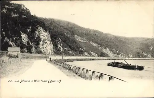 Ak Waulsort Hastière Wallonien Namur, La Meuse