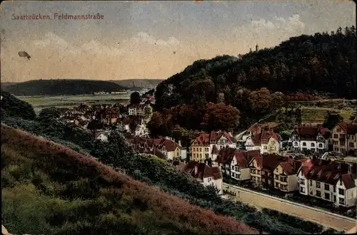 Ak Saarbrücken im Saarland, Feldmannstraße