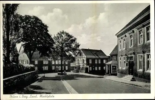 Ak Dhünn Wermelskirchen im Bergischen Land,  Marktplatz