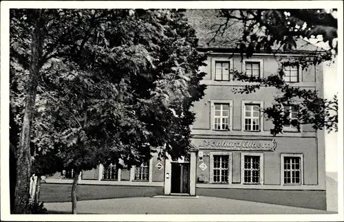 Ak Nürnberg in Mittelfranken, Gasthaus zum Schloss, Geschäft Leonhard Albert