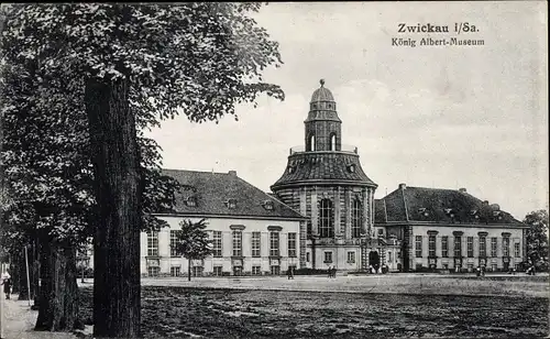 Ak Zwickau in Sachsen, König Albert Museum