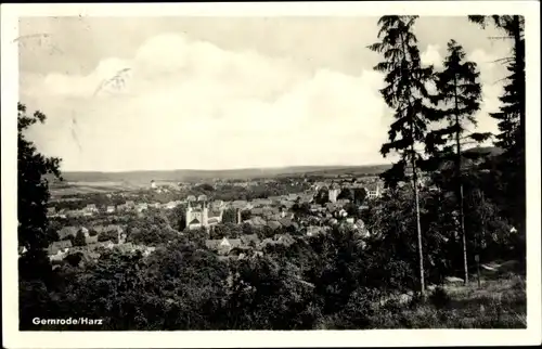 Ak Gernrode Quedlinburg im Harz, Gesamtansicht