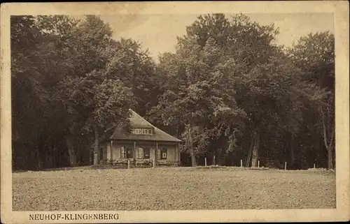 Ak Neuhof Hildesheim in Niedersachsen, Waldrestaurant und Kaffeehaus Klingenberg